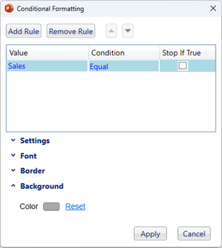 Conditional Format