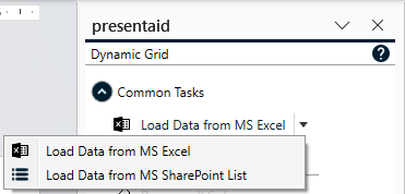 Choose data source