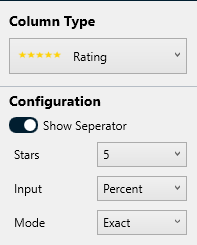 Rating Options
