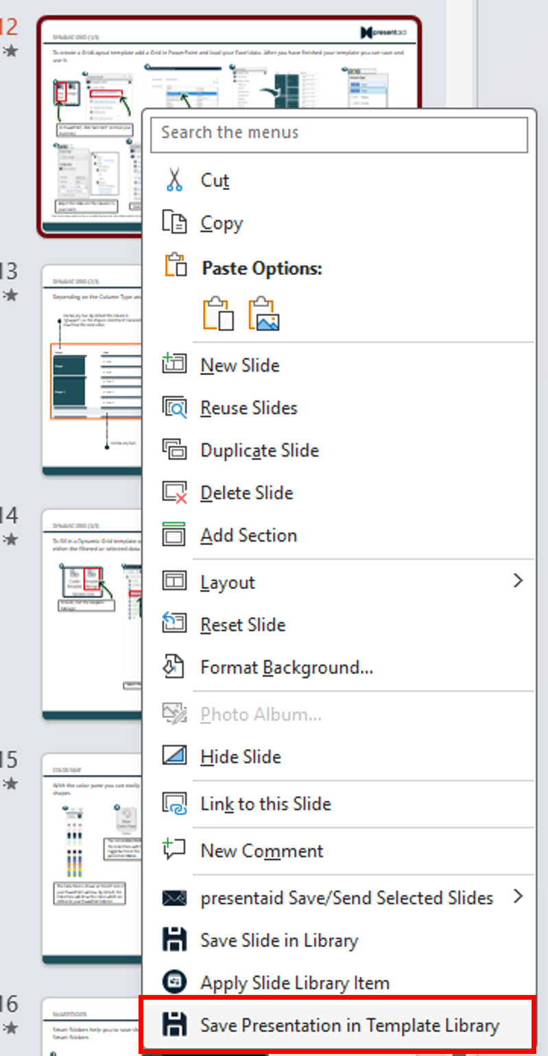 Context Menu