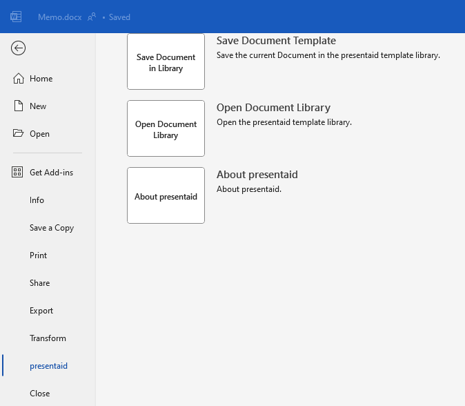 Save Document