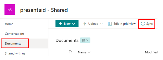 SharePoint Sync