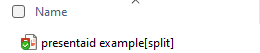 Slide Library Split Input