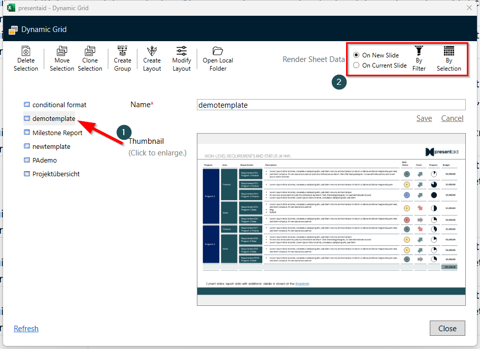 Template Manager