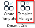 Template Manager Ribbon