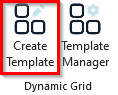 Create Template Ribbon